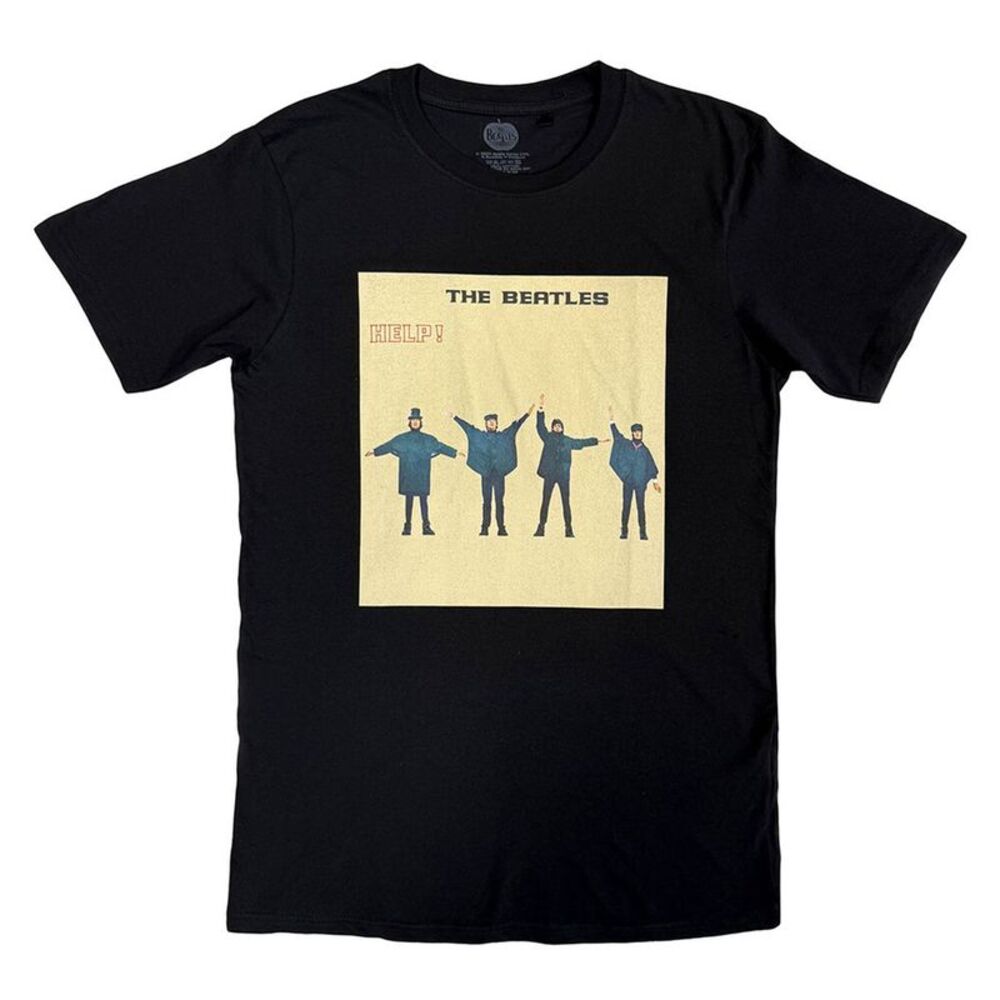 The Beatles Unisex Adult Help! Album Cover T-Shirt / Black